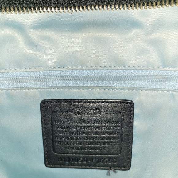 Coach bag signature monogramed grey and black - Picture 10 of 16